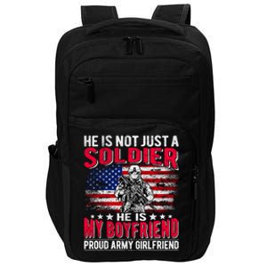 My Friend Is A Soldier Hero Proud Army Friend Funny Gift Impact Tech Backpack