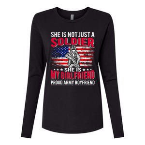 My Friend Is Soldier Hero Proud Army Friend Military Cool Gift Womens Cotton Relaxed Long Sleeve T-Shirt