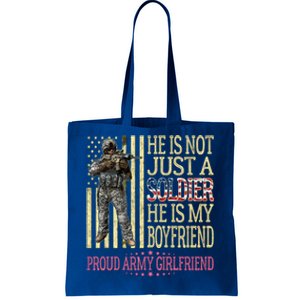 My Friend Is My Soldier Hero Gift Proud Army Friend Gift Funny Gift Tote Bag