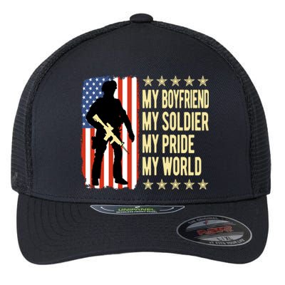 My Friend Is A Soldier Hero Proud Army Friend Funny Gift Great Gift Flexfit Unipanel Trucker Cap