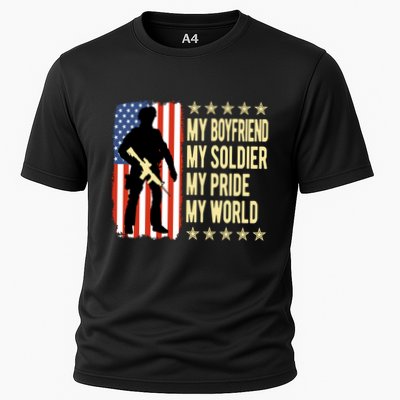 My Friend Is A Soldier Hero Proud Army Friend Funny Gift Great Gift Performance Shirt