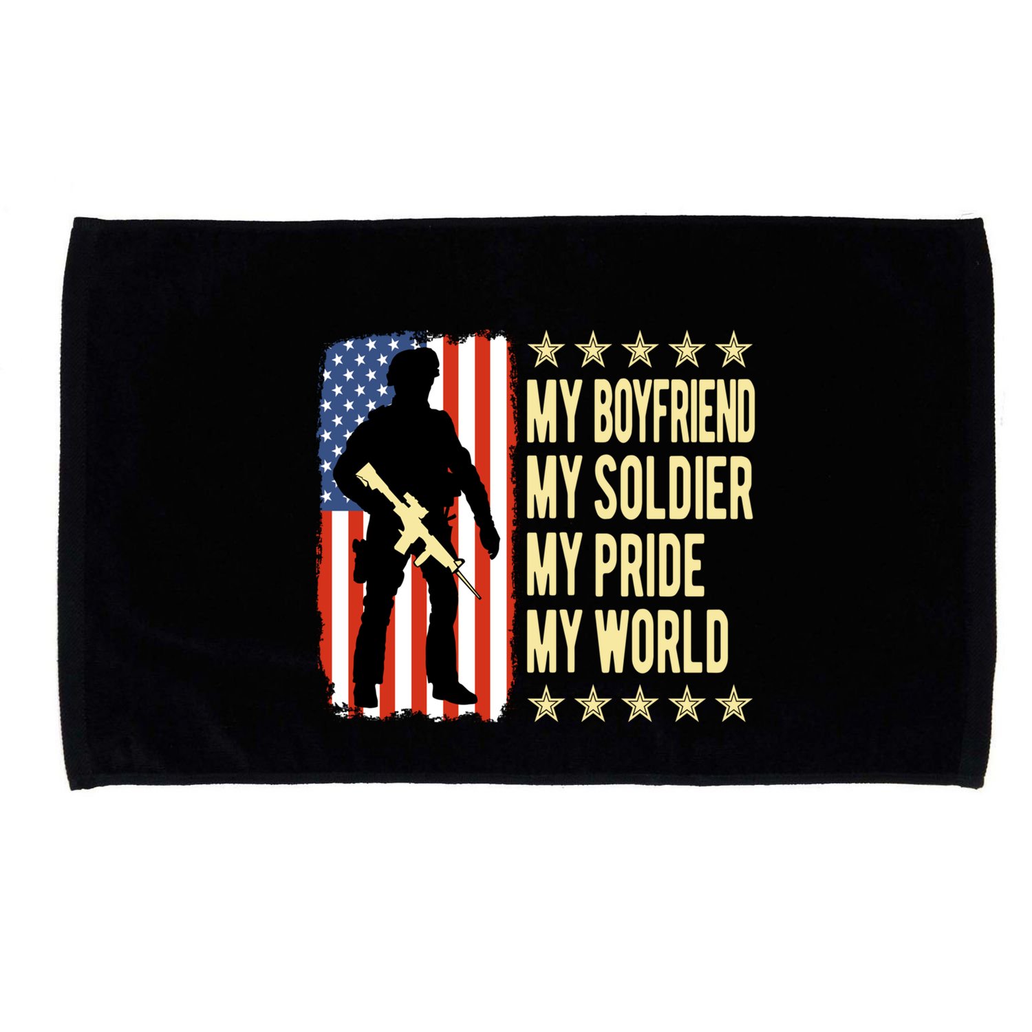 My Friend Is A Soldier Hero Proud Army Friend Funny Gift Great Gift Microfiber Hand Towel