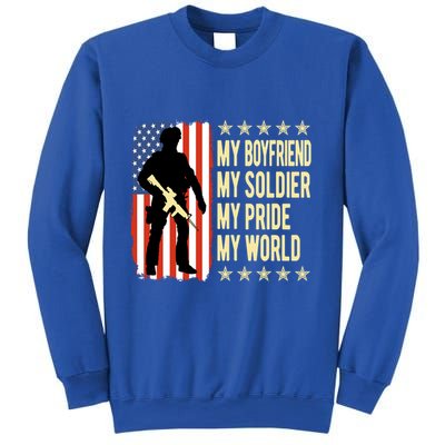My Friend Is A Soldier Hero Proud Army Friend Funny Gift Great Gift Sweatshirt
