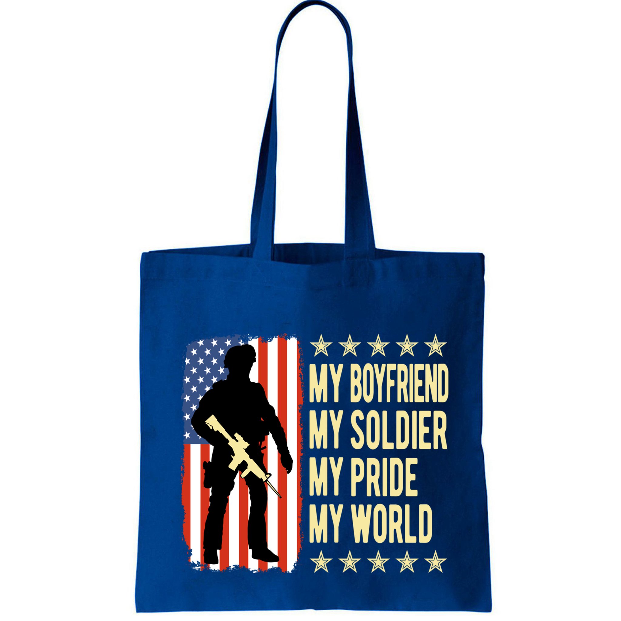 My Friend Is A Soldier Hero Proud Army Friend Funny Gift Great Gift Bag