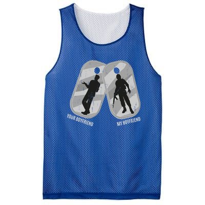 My Friend Is In Army Tee Military Proud Friend Design Gift Mesh Reversible Basketball Jersey Tank