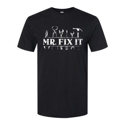 Mr. Fix It For A Handyman Craftsman Softstyle® CVC T-Shirt