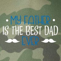 My Father Is The Best Dad Ever Mustache Legacy Tie Dye Trucker Hat