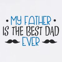 My Father Is The Best Dad Ever Mustache Apron