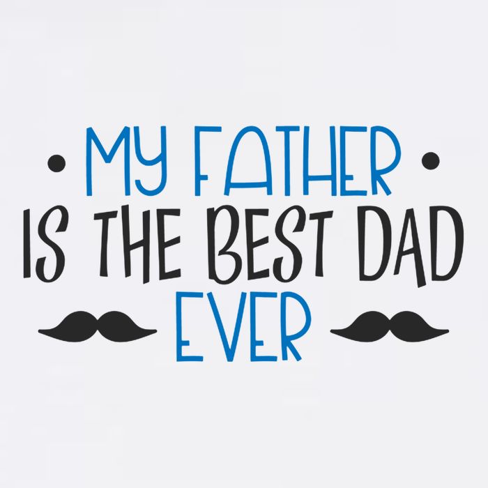 My Father Is The Best Dad Ever Mustache Apron