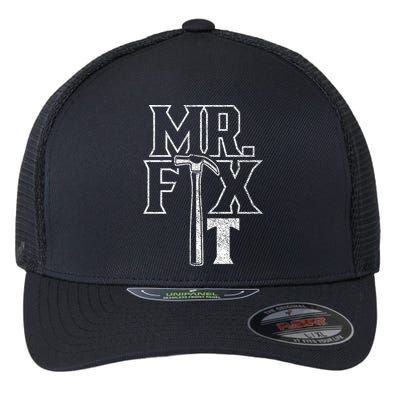 Mr Fix It Repair Overhaul Fixing Handy Cool Gift Flexfit Unipanel Trucker Cap