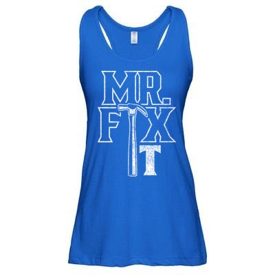 Mr Fix It Repair Overhaul Fixing Handy Cool Gift Ladies Essential Flowy Tank