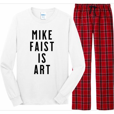 Mike Faist Is Art Long Sleeve Pajama Set