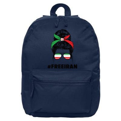 MahsaAmini Free Iran Women Life Freedom Protest 16 in Basic Backpack