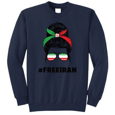 MahsaAmini Free Iran Women Life Freedom Protest Tall Sweatshirt