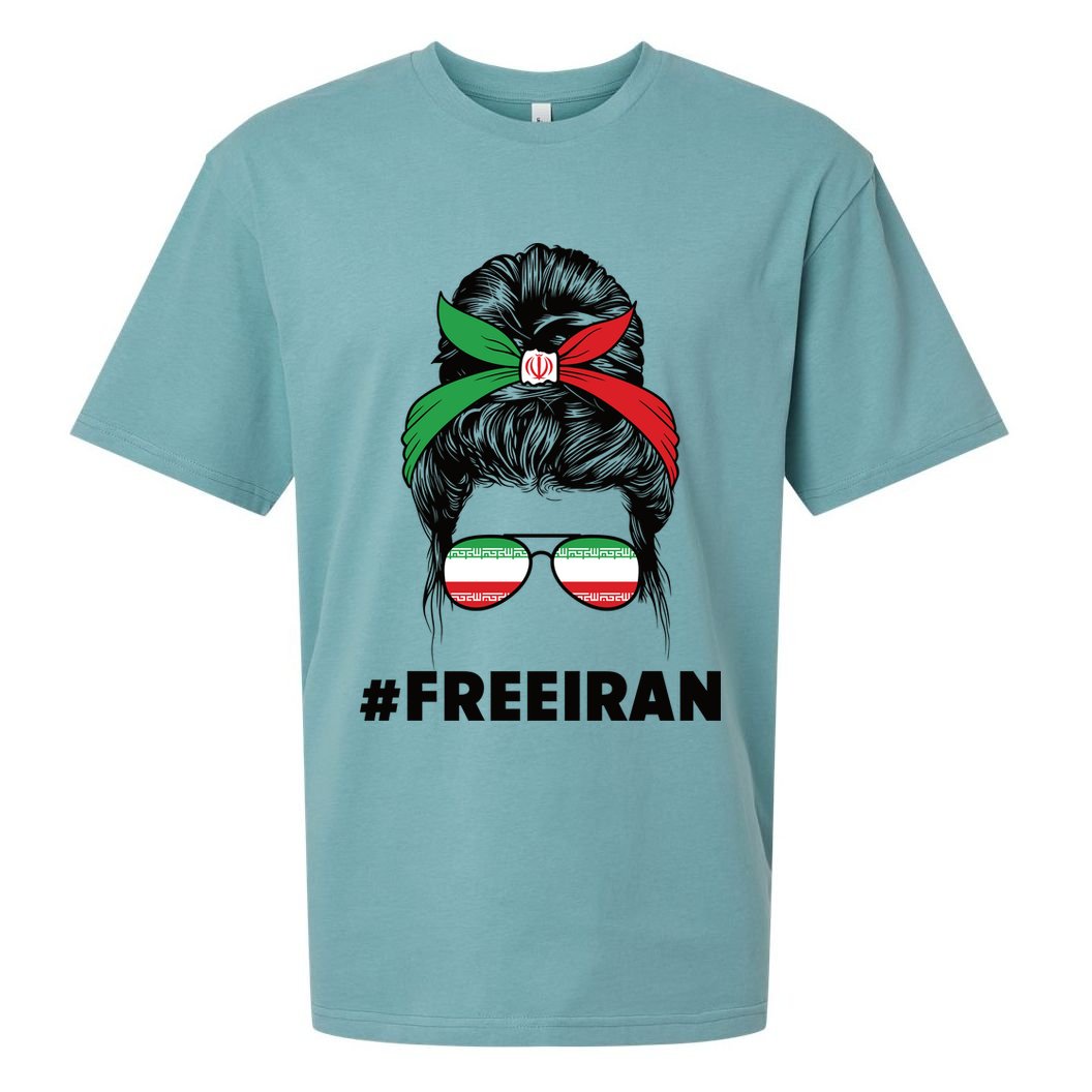 MahsaAmini Free Iran Women Life Freedom Protest Sueded Cloud Jersey T-Shirt