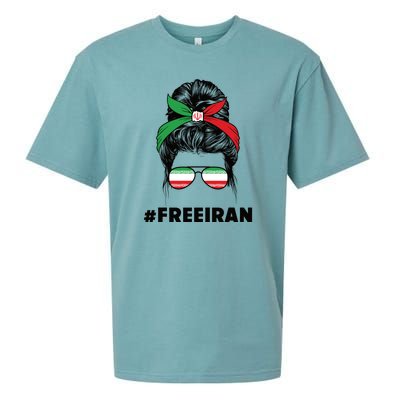 MahsaAmini Free Iran Women Life Freedom Protest Sueded Cloud Jersey T-Shirt