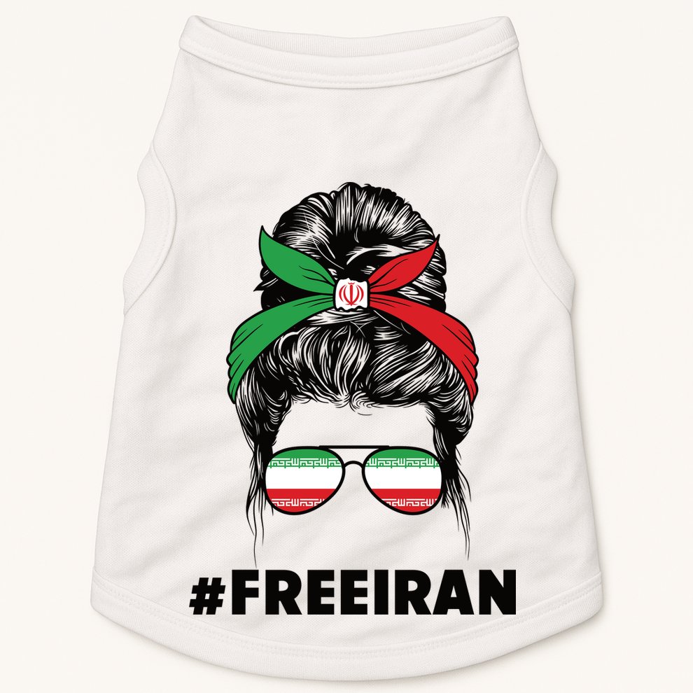 MahsaAmini Free Iran Women Life Freedom Protest Doggie Tank