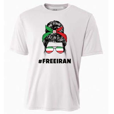 MahsaAmini Free Iran Women Life Freedom Protest Cooling Performance Crew T-Shirt