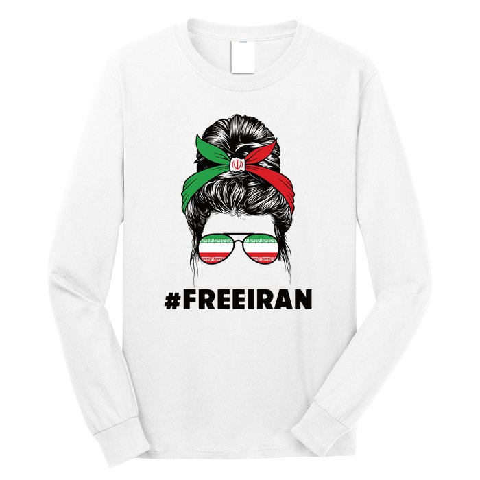 MahsaAmini Free Iran Women Life Freedom Protest Long Sleeve Shirt