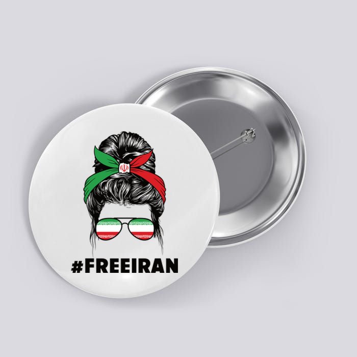 MahsaAmini Free Iran Women Life Freedom Protest Button