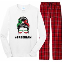 MahsaAmini Free Iran Women Life Freedom Protest Long Sleeve Pajama Set