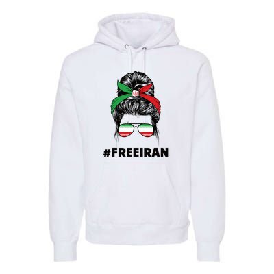 MahsaAmini Free Iran Women Life Freedom Protest Premium Hoodie