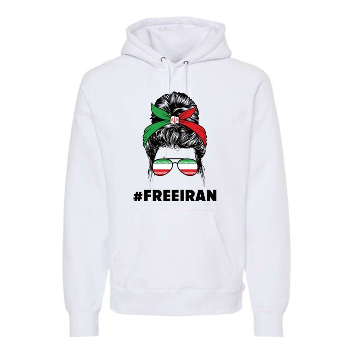 MahsaAmini Free Iran Women Life Freedom Protest Premium Hoodie