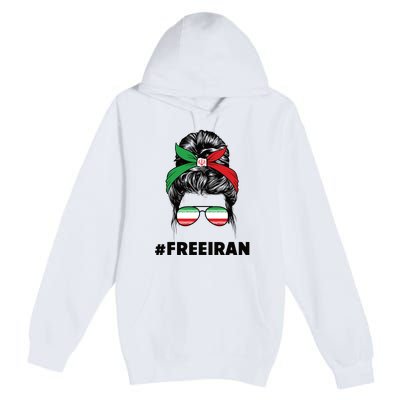 MahsaAmini Free Iran Women Life Freedom Protest Premium Pullover Hoodie