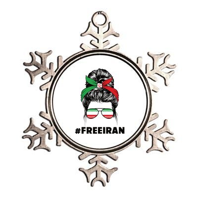 MahsaAmini Free Iran Women Life Freedom Protest Metallic Star Ornament