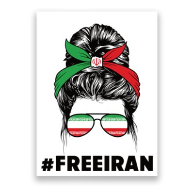 MahsaAmini Free Iran Women Life Freedom Protest Poster