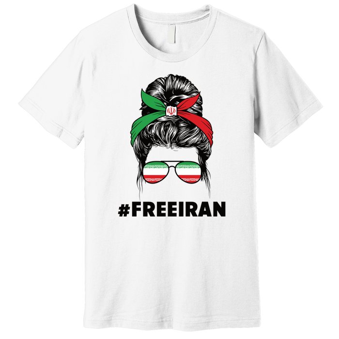 MahsaAmini Free Iran Women Life Freedom Protest Premium T-Shirt