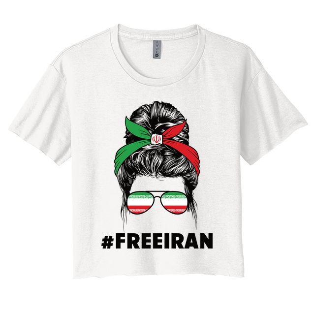 MahsaAmini Free Iran Women Life Freedom Protest Crop Top