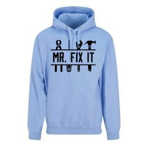 Mr Fix It Dad Fathers Day Daddy Husband Handy Grandpa Gift Unisex Surf Hoodie