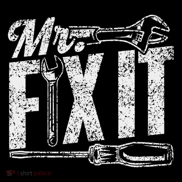 Mr Fix It Fixing Repair Tinkerer Handyman Mr Fix It Drawstring Bag