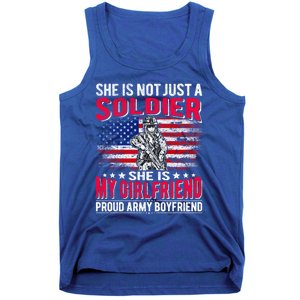 My Friend Is A Soldier Proud Army Friend Lover Funny Gift Tank Top