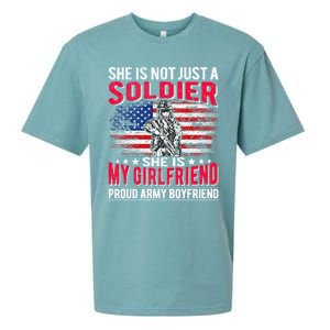 My Friend Is A Soldier Proud Army Friend Lover Funny Gift Sueded Cloud Jersey T-Shirt