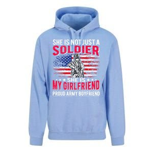 My Friend Is A Soldier Proud Army Friend Lover Funny Gift Unisex Surf Hoodie