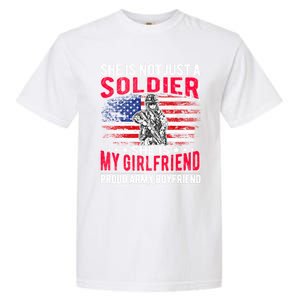 My Friend Is A Soldier Proud Army Friend Lover Funny Gift Garment-Dyed Heavyweight T-Shirt