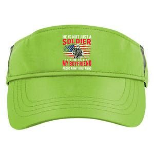 My Friend Is A Soldier Hero Proud Army Friend Funny Gift Adult Drive Performance Visor