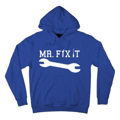 Mr Fix It Handy Dad Mechanic Fathers Day Gift Meaningful Gift Tall Hoodie