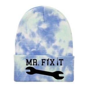 Mr Fix It Handy Dad Mechanic Fathers Day Gift Meaningful Gift Tie Dye 12in Knit Beanie