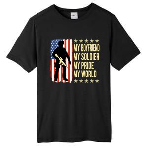 My Friend Is A Soldier Hero Proud Army Friend Funny Gift Tall Fusion ChromaSoft Performance T-Shirt