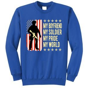 My Friend Is A Soldier Hero Proud Army Friend Funny Gift Sweatshirt