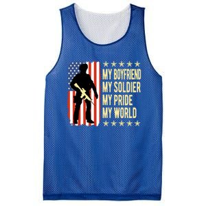 My Friend Is A Soldier Hero Proud Army Friend Funny Gift Mesh Reversible Basketball Jersey Tank