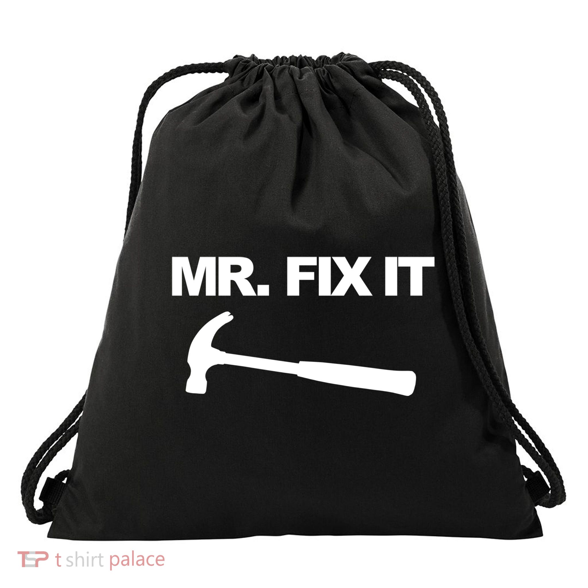 Mr Fix It Funny Gift Drawstring Bag