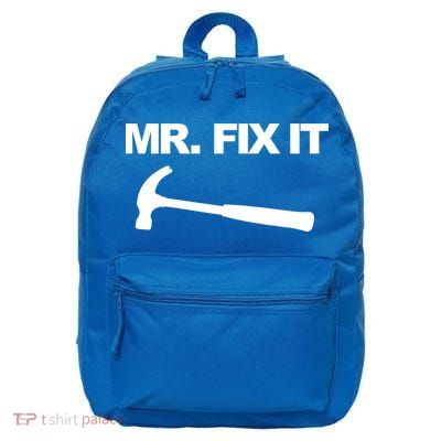 Mr Fix It Funny Gift 16 in Basic Backpack
