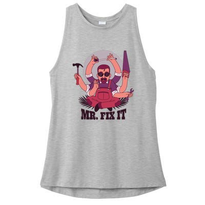 Mr Fix It Ladies PosiCharge Tri-Blend Wicking Tank