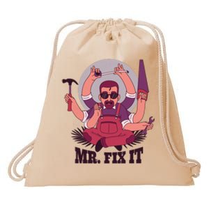 Mr Fix It Drawstring Bag