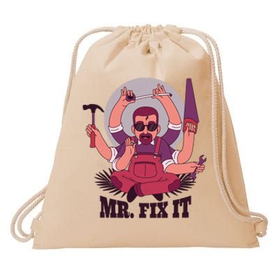 Mr Fix It Drawstring Bag