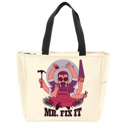 Mr Fix It Zip Tote Bag